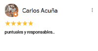Comentario real de Google Maps